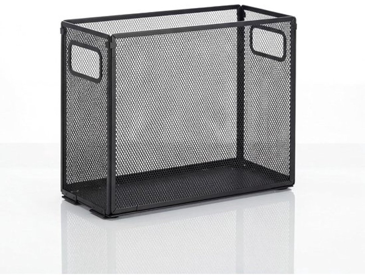 Bureau-organizer - Documentenhouder - Kantoor organiseren - Verticale opslag - 31 x 245 cm - Zwart