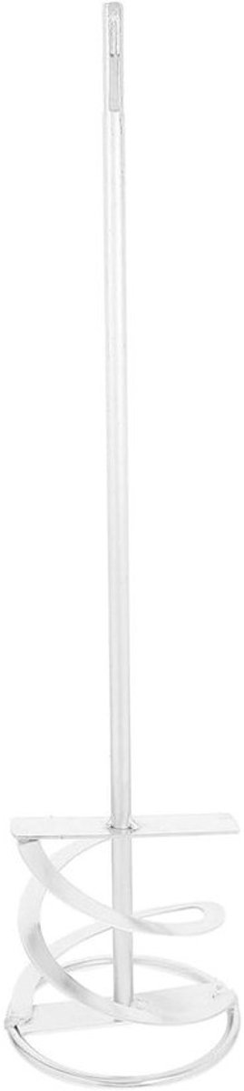 Mengstaaf Mixer Boor - Beton Roerder - Materialen Mengen - Uniforme Mengresultaten - 49.5 cm Lengte - Zilver