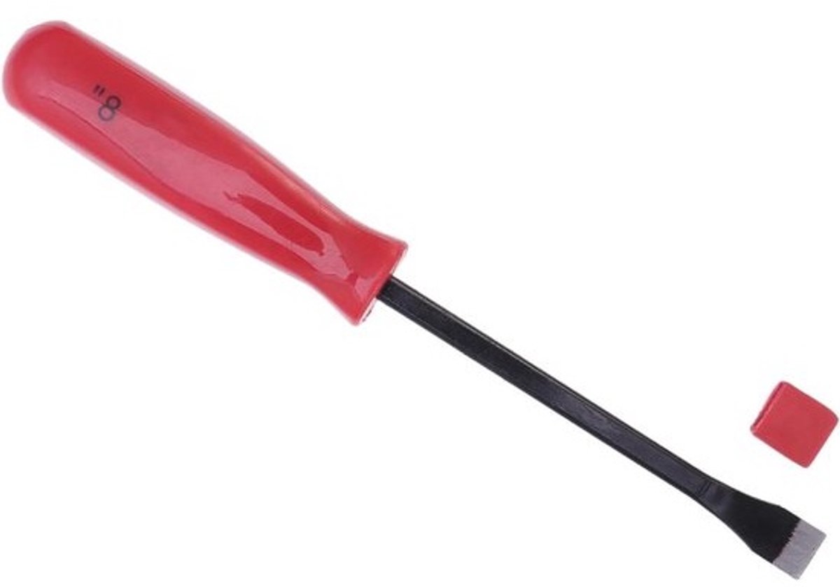 3D Printer Schraper - Verwijdergereedschap Print - Printen Verwijderen - Krasvrij Bouwoppervlak - 19 cm - Rood