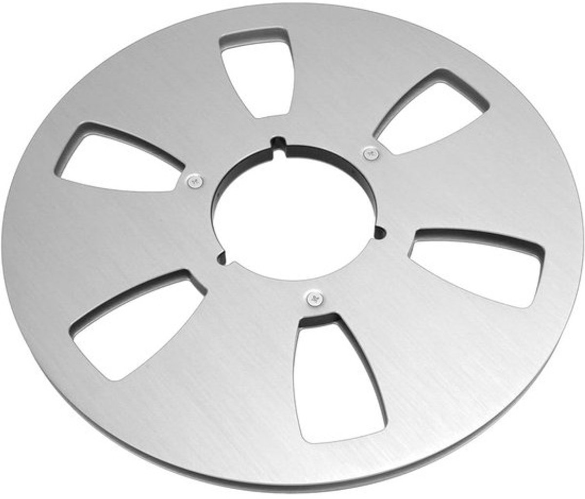 Geluidsband Haspel - Lege Tapespoel - Muziek Opnemen - Aluminiumlegering - 10 Inch - Zilver