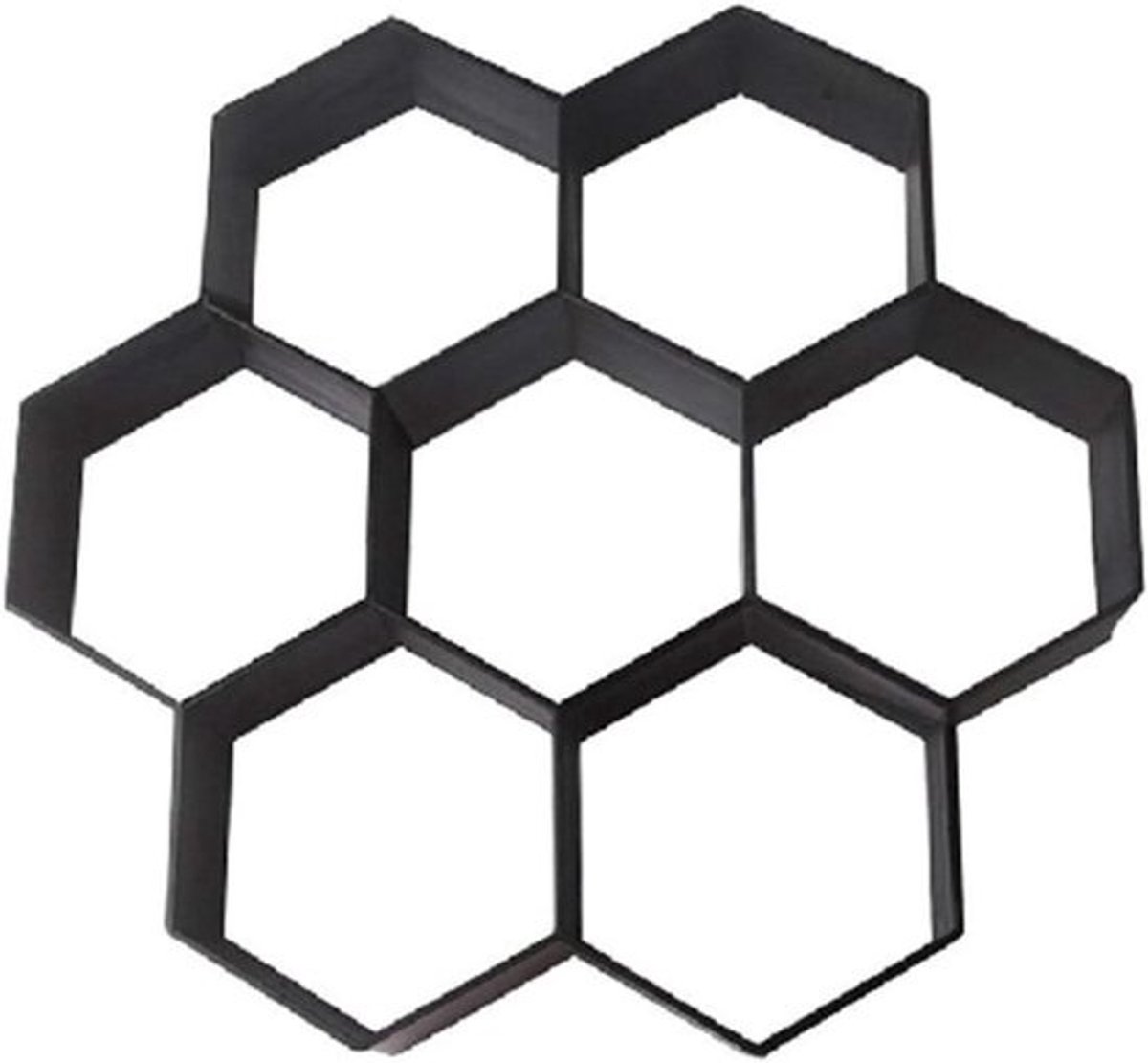 Betonvormen Tuin - Bestrating Mallen - Pad Maken - Herbruikbaar DIY - 40x40cm - Zwart