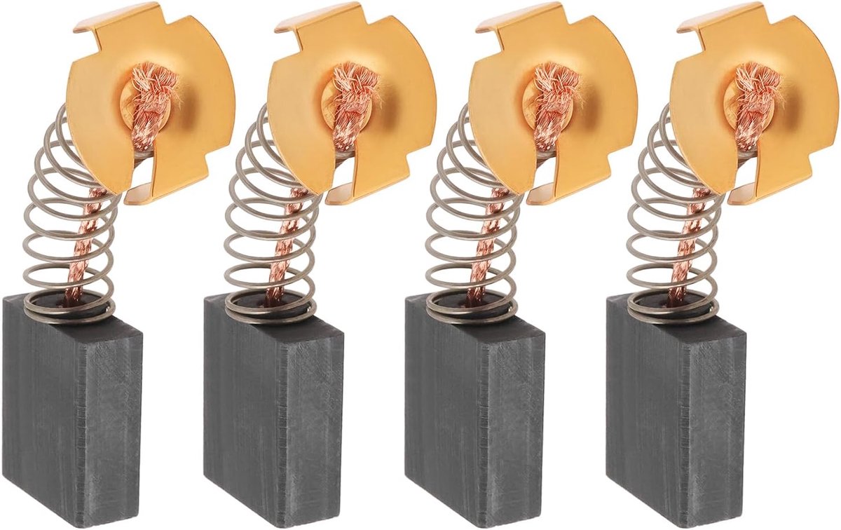 4 stuks tafelzaag koolborstels 6,5x15x18mm Compatibel met SCHEPPACH HS 80 / TS 205