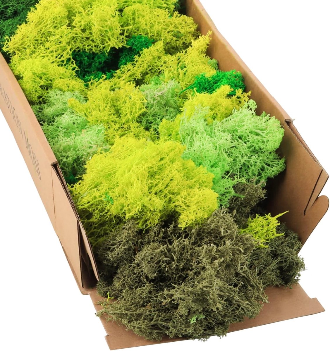 Kunstgras in 5 Groene Tinten, 500 g voor Realistische Modelbouw en Diorama's