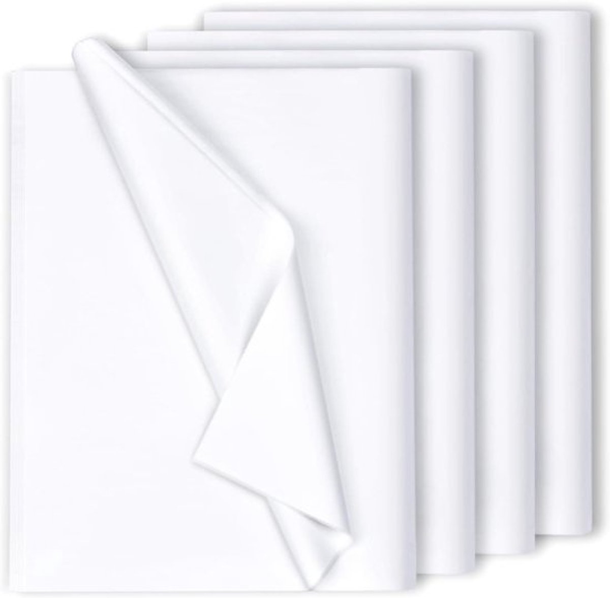 Inpakpapier Wit - Zijdepapier Cadeau - Verpakken Geschenken - Premium Kwaliteit - 50 x 35 cm - Wit