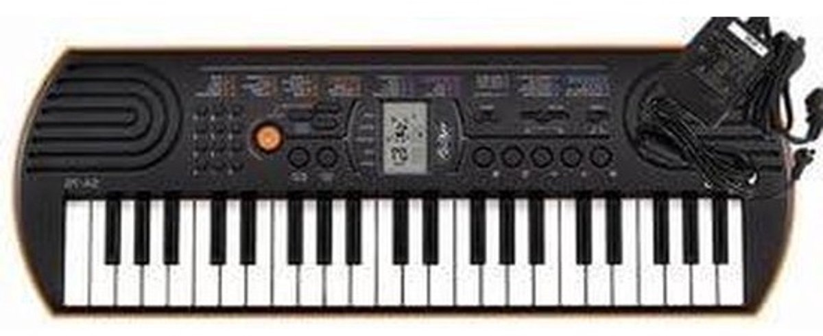 Elektronisch Keyboard - Mini Keyboard - Muziek Leren Spelen - 44 Mini Toetsen - Compact - Rood-Oranje