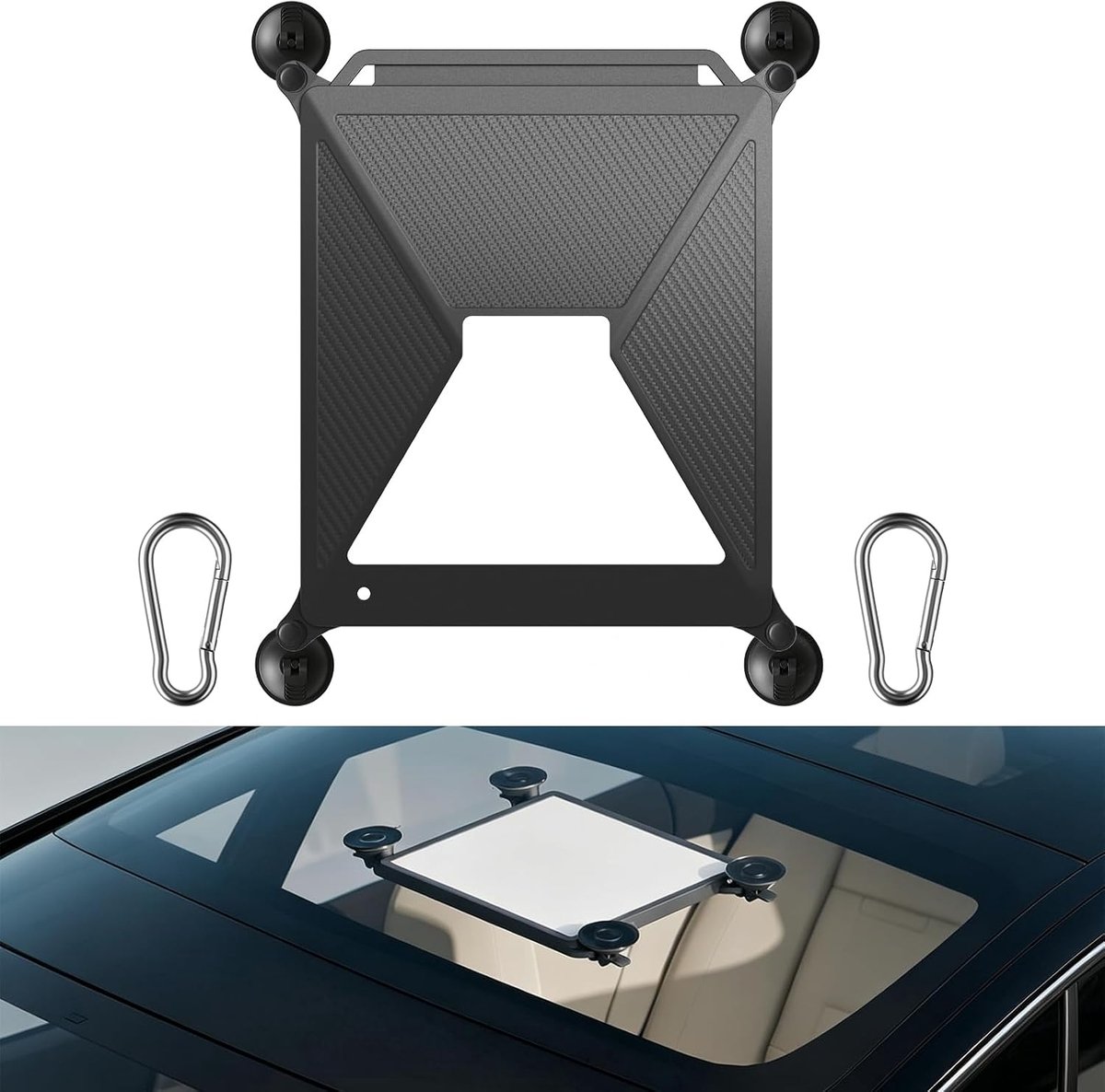 Mini zuignaphouder voor Starlink Mini, zwart