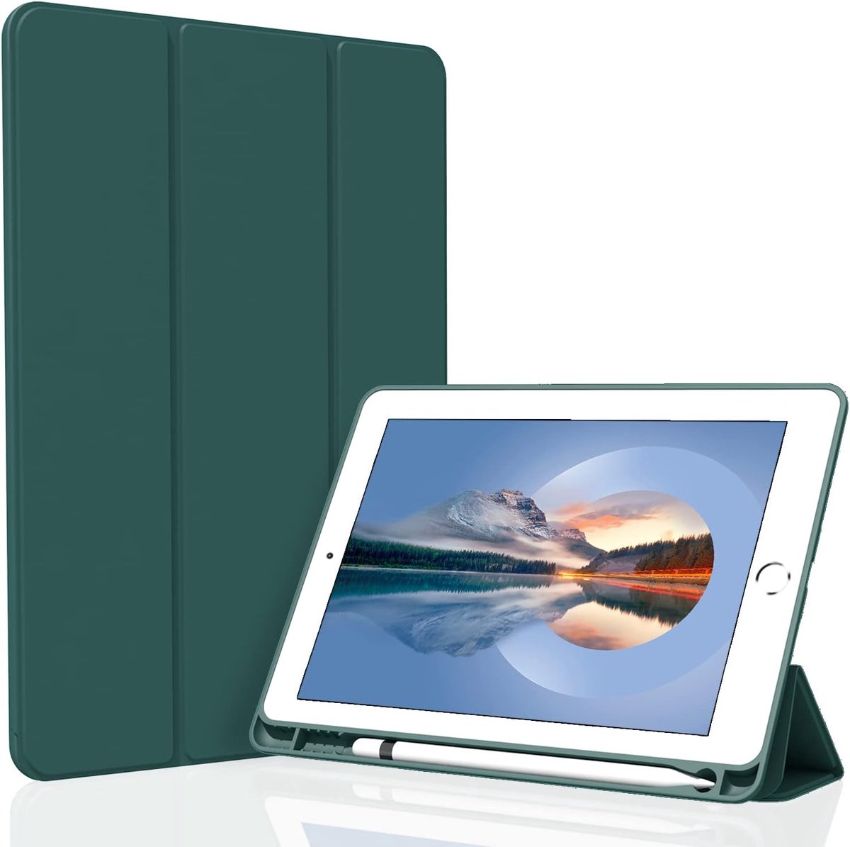 Hoes/Case voor iPad Air 3e generatie/iPad Pro 10,5 inch, Donkergroen