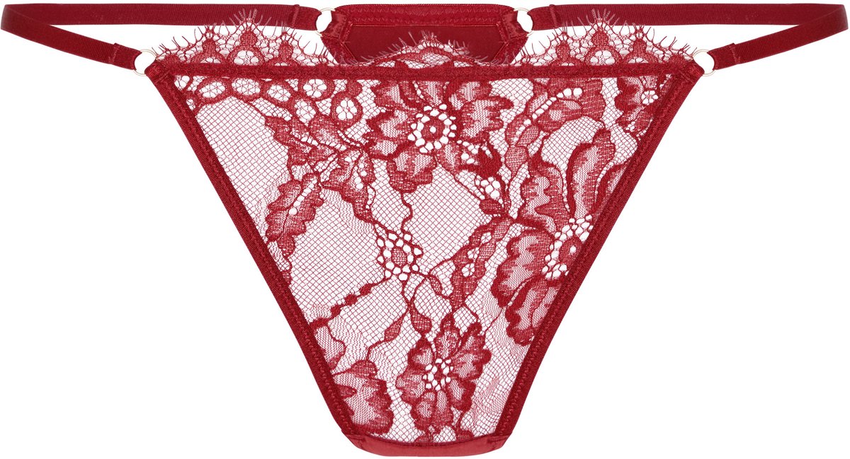Hunkemöller Highleg Thong Cecilia Rood