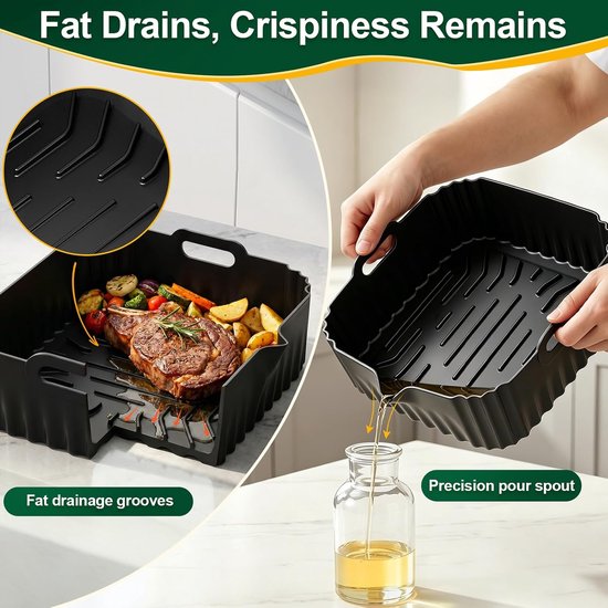 Vorm Airfryer voor Cosori Turbo Blaze 6L en Iconic Single 6,2L — afbeelding 4