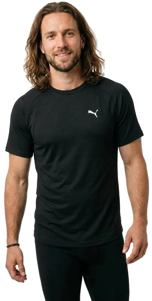 Puma Evostripe T-shirt Met Korte Mouwen L Man Zwart