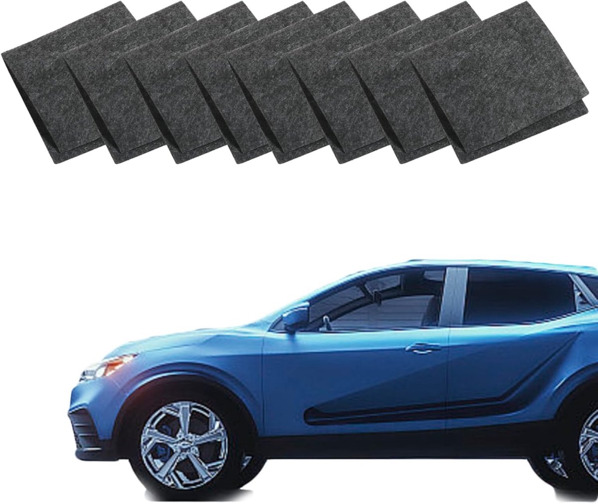 8-pack nano-sprankelingsdoekje voor autokrassen, multifunctionele nano-magische doek, 2024 upgrade krasverwijderaar - ShopVlot