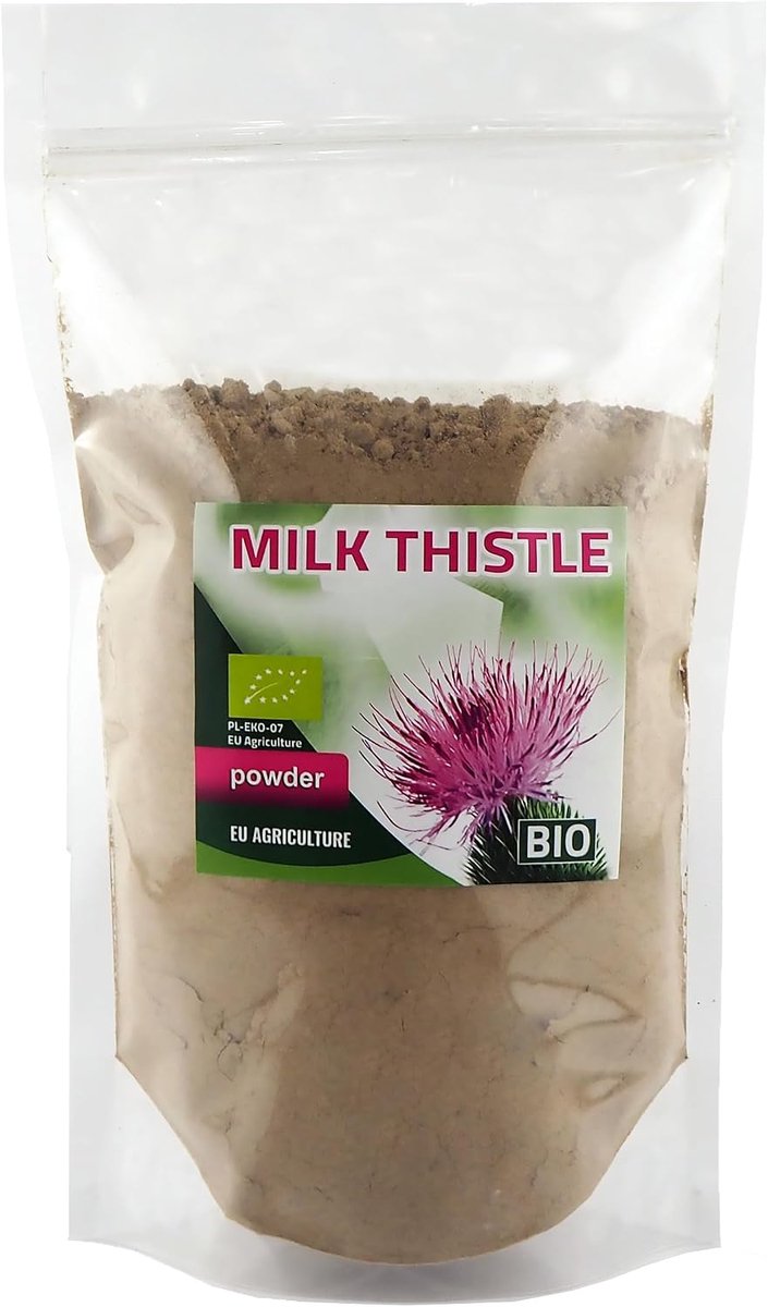 BIOLOGISCH Marienthstle-zaden gemalen 100% EU BIOLOGISCH 900g - ShopVlot