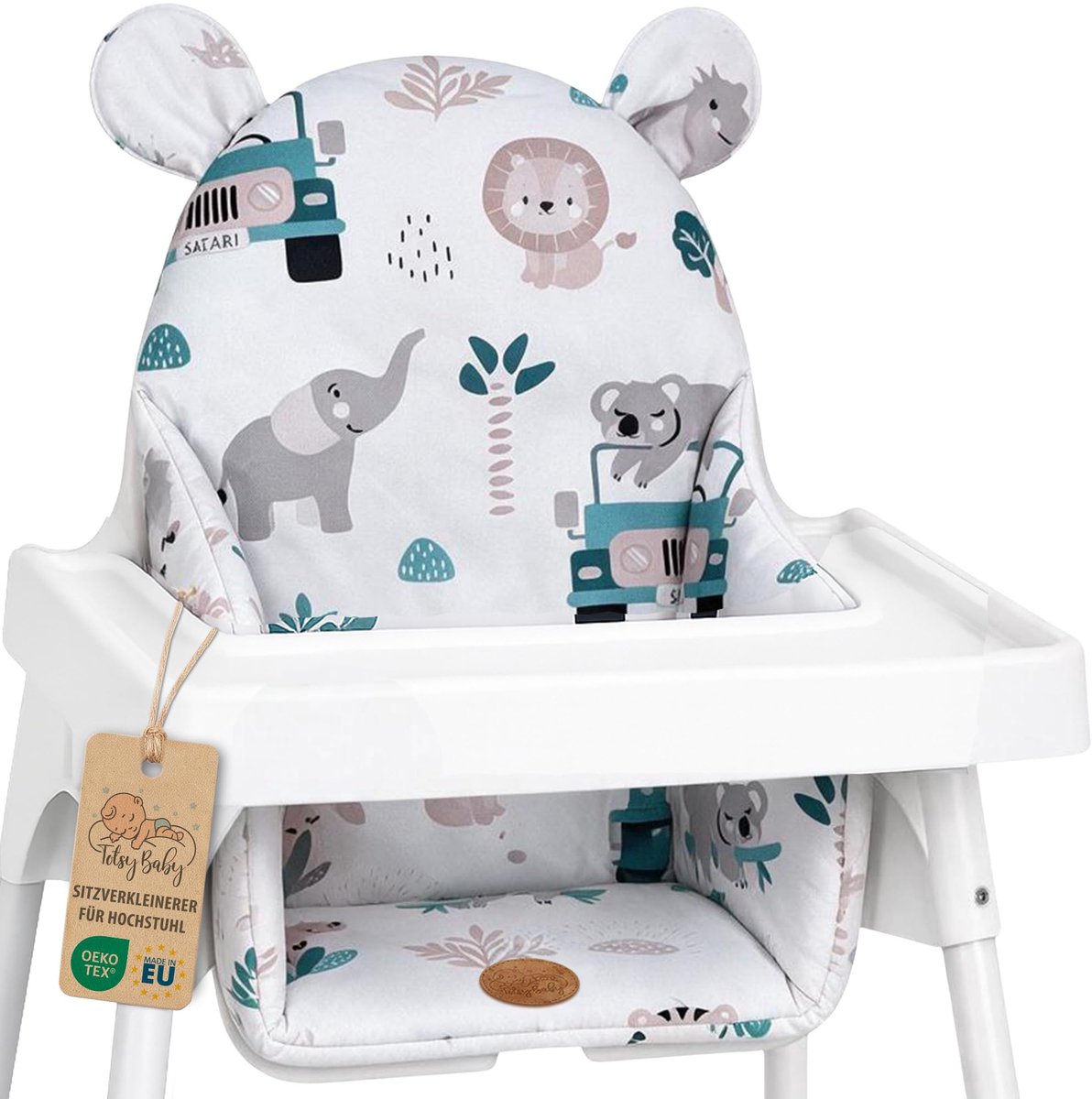 Kussen voor kinderstoel baby opvouwbaar zitverkleiner – zitkussen steun voor Ikea Antilop kinderstoel en babystoel – - ShopVlot