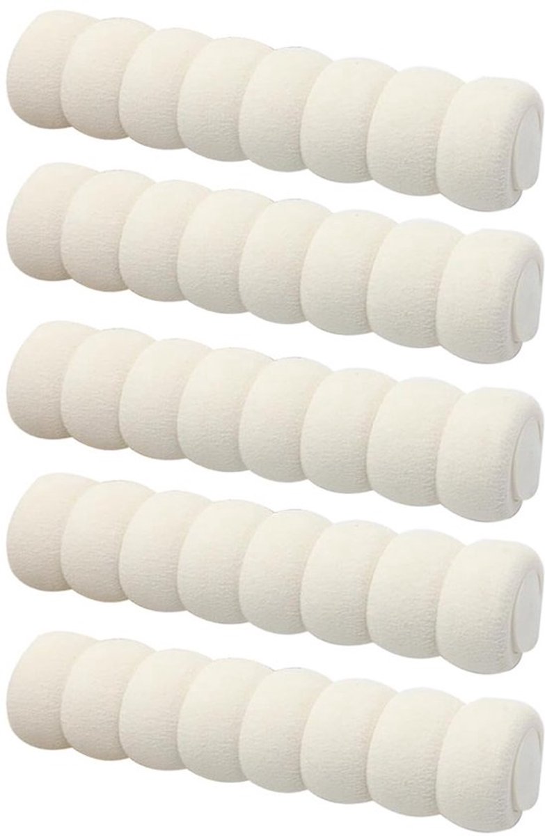 Dailygoody - Deur Handvat Cover - Bescherming - Wit - Zachte Schuim - Anti-botsing