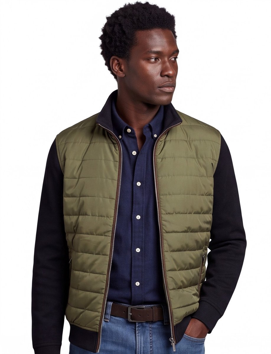 Bugatti vest groen