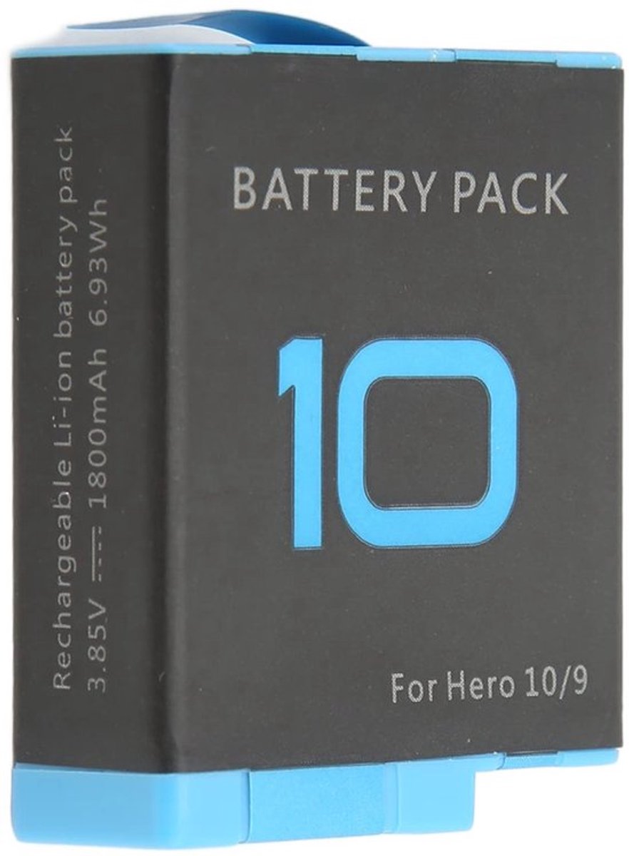 Dailygoody - Oplaadbare Batterij - Lithiumbatterij - Langere levensduur - Zwart