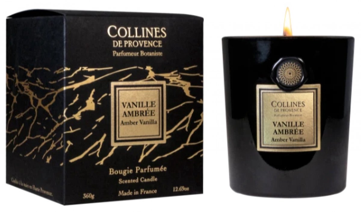 Collines de Provence Fleurs & Écorces Vanille Ambrée Kaars 360 g