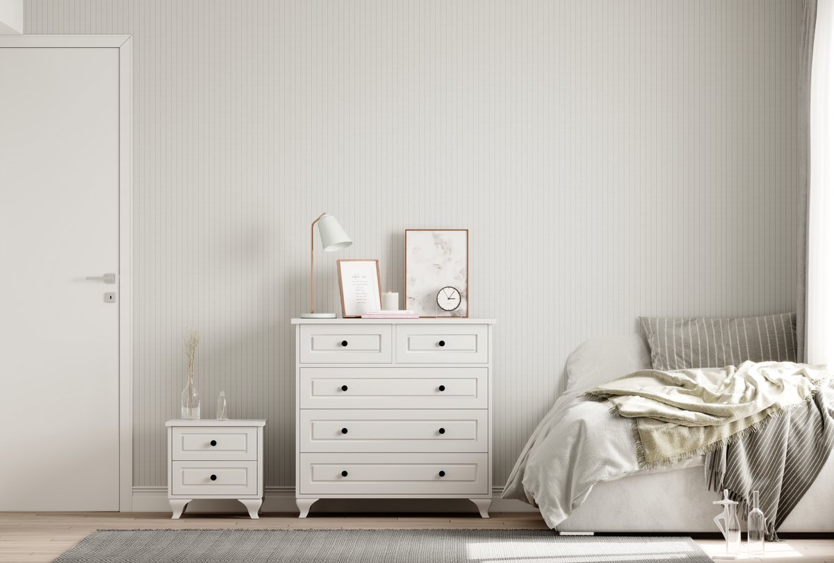 BEYZA COUNTRY MULTIFUNCTIONELE LADENKAST – Ladekast met Laden – Multifunctionele Kast – Houten Ladekast – Opbergkast – Ruime Opbergruimte – Voor Slaapkamer, Woonkamer en Hal – Country Stijl – Praktische Kast voor Kleding Accessoires – Modern Design