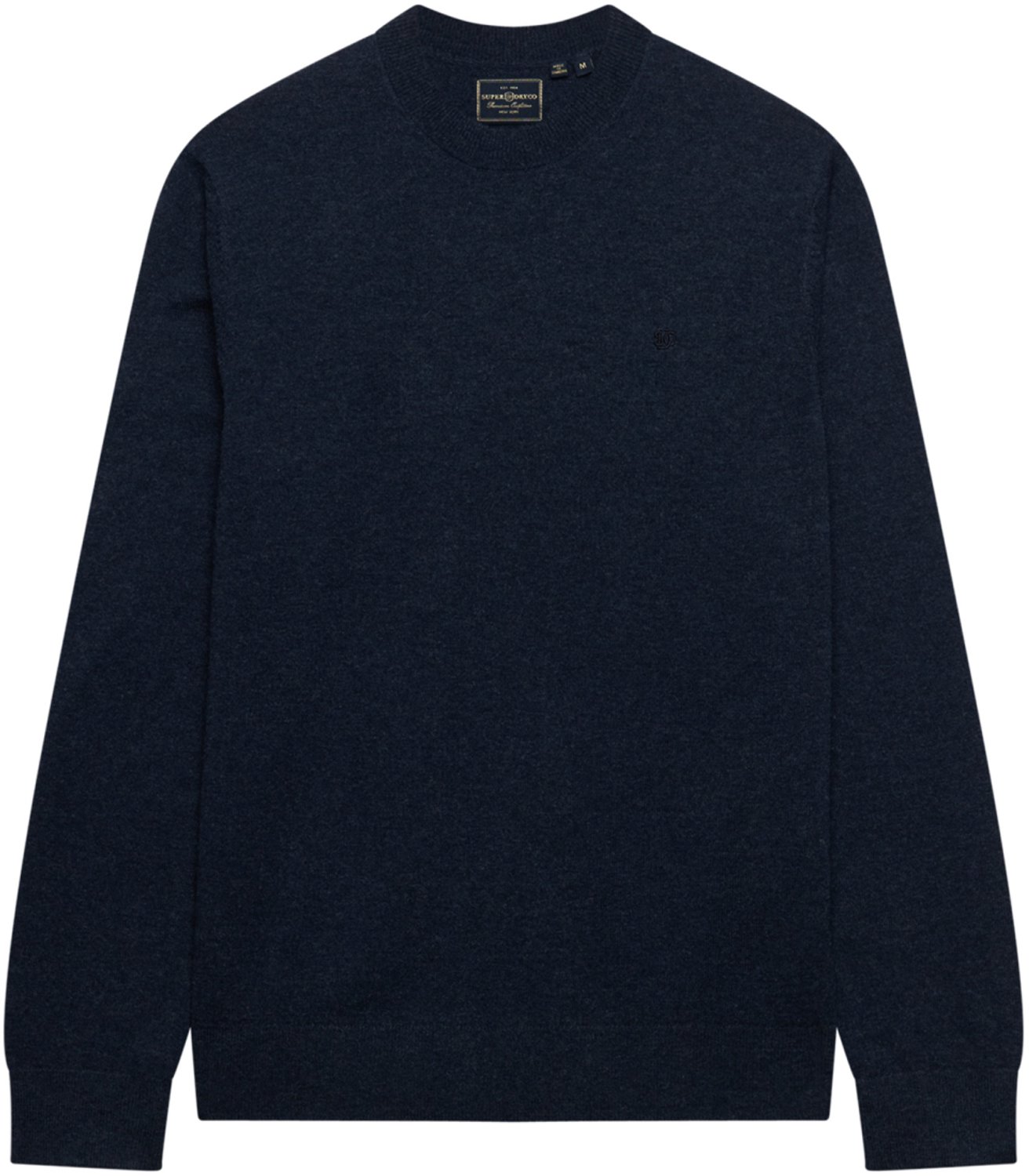 Superdry Trui Essential Lw Wool Blend Jumper M6110781a Rich Marl Mannen Blauw