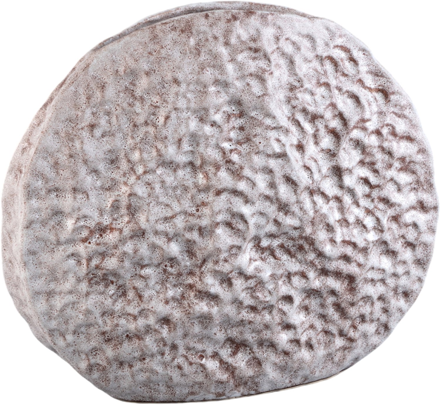 PTMD Daxx Beige Ceramic Oval Vase