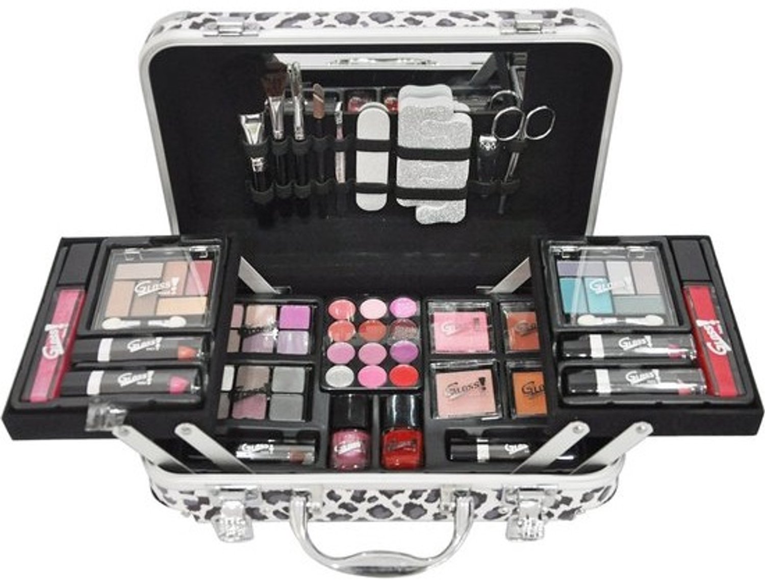 Schoonheidset voor dames | make-upset bestaande uit 60 stuks | luxueuze geschenkset voor iedere gelegenheid