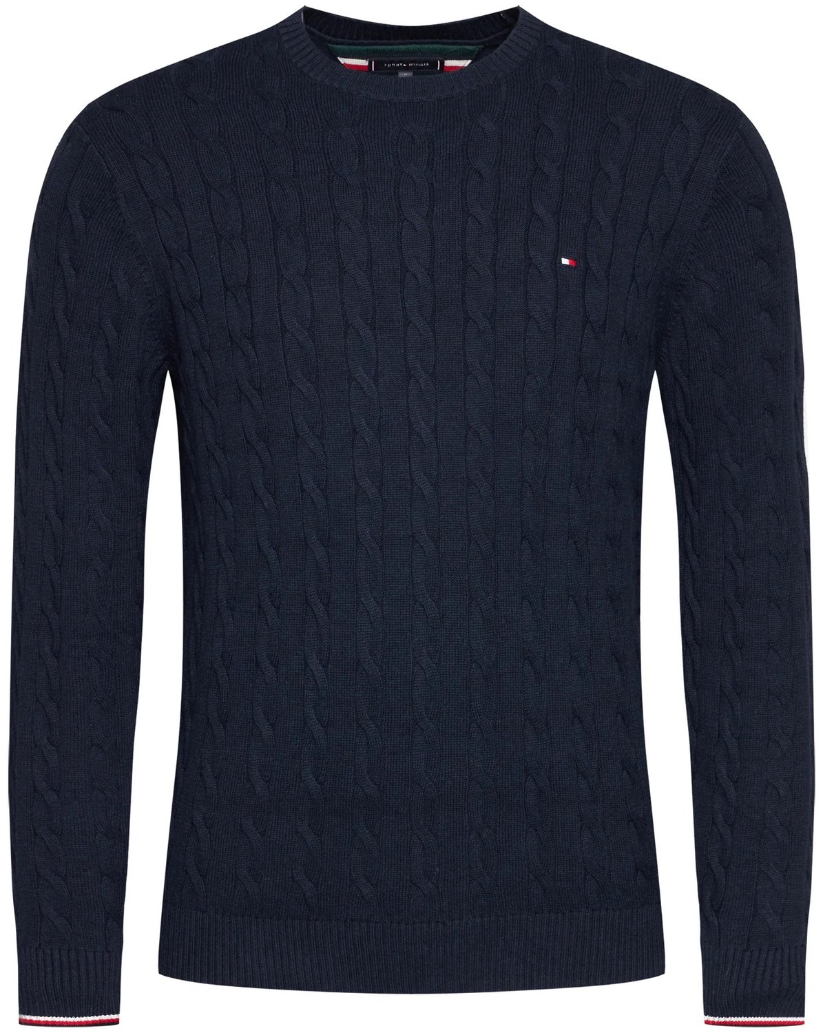 Tommy Hilfiger | Heren | Cable knit Jumper | Black Iris -Donker blauw | L