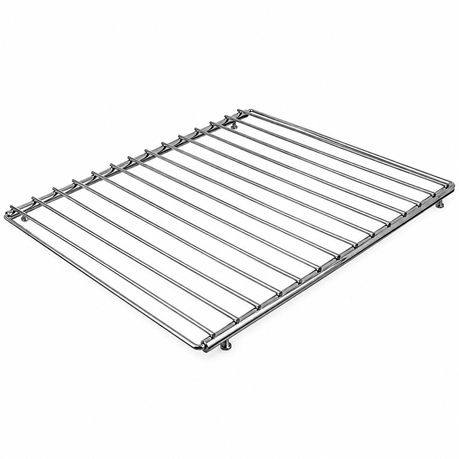 DPLUNIQ Oven - Rek - Accessoires - Rooster - verstelbaar - 32-60cm - 617g - 32x60x1,2cm - Metaal - Braden & Grillen - Zilver