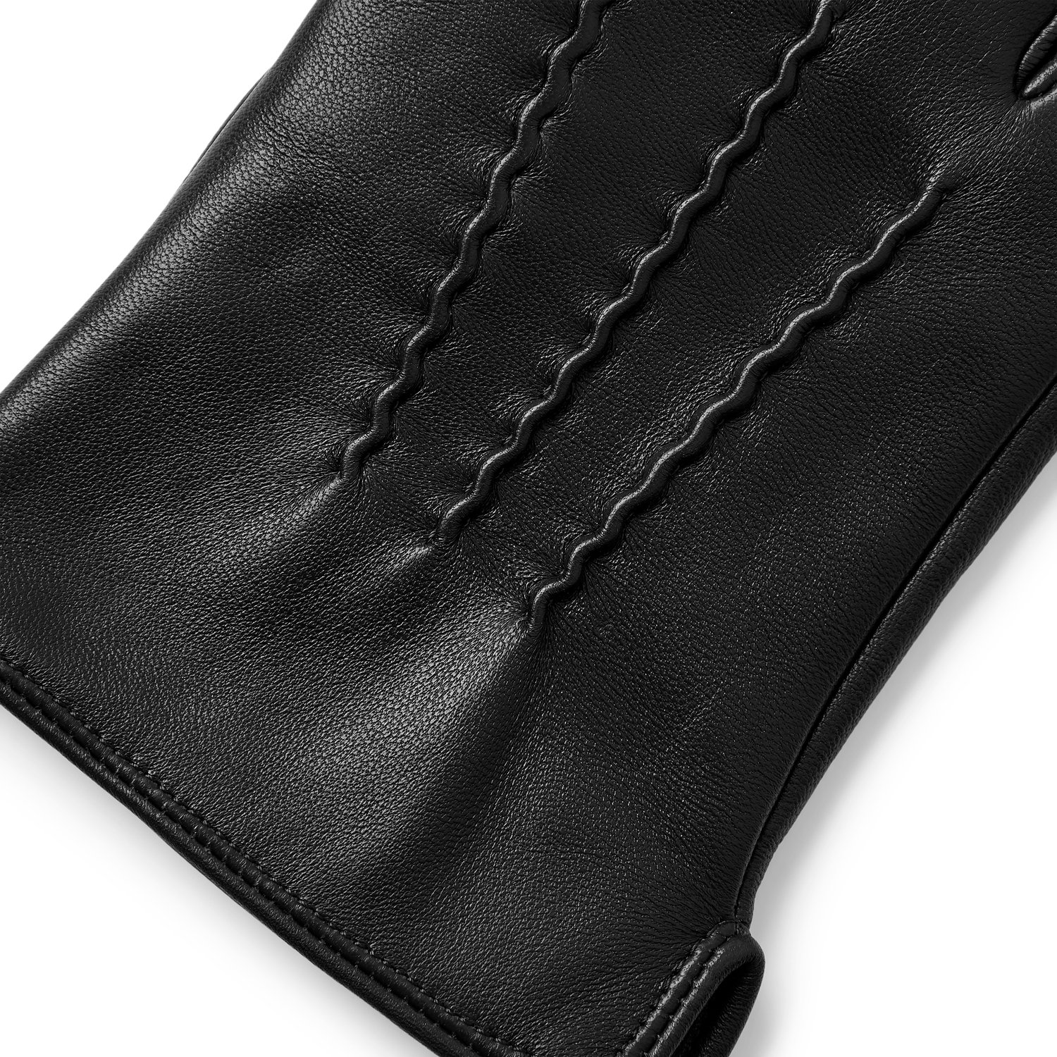 Fjeld | Zwarte handschoenen van schapenleer
