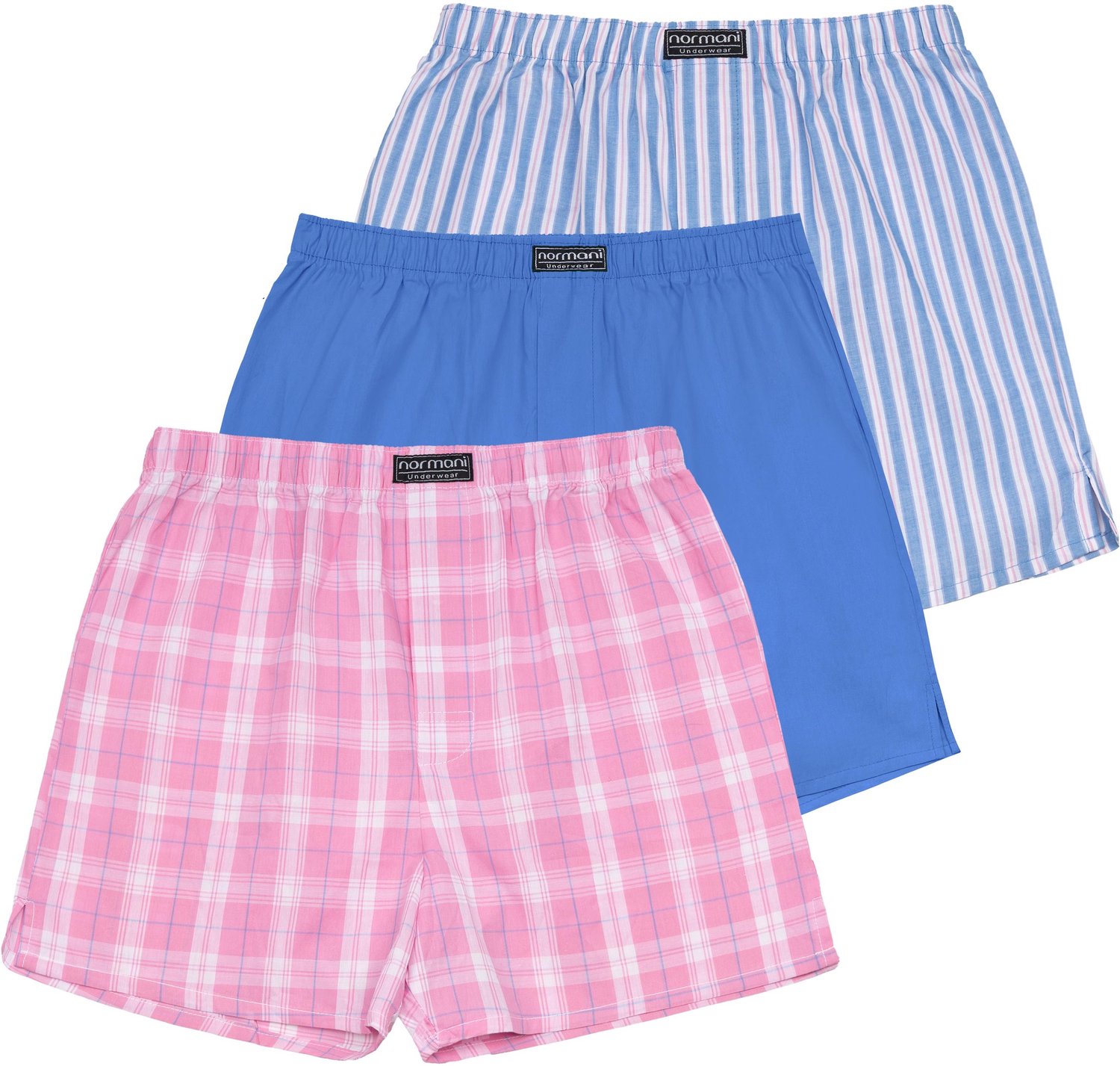 3 stuks geweven boxershorts voor heren