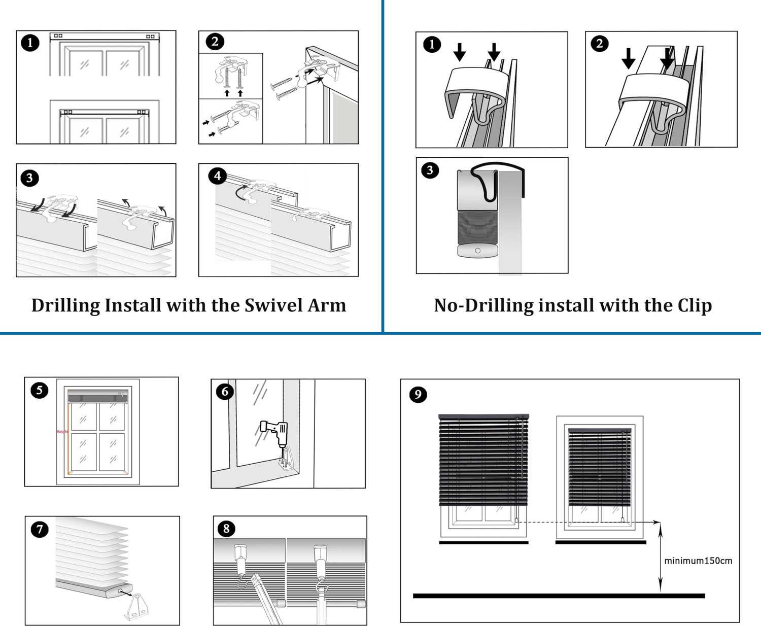 Jaloezie 70 x 160 cm - Aluminium - Wit - Bescherming tegen licht en zonlicht - m-winkel
