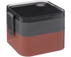 5five Simply Smart - Broodtrommel met vakjes, luchtdichte sluiting, 1,5 l