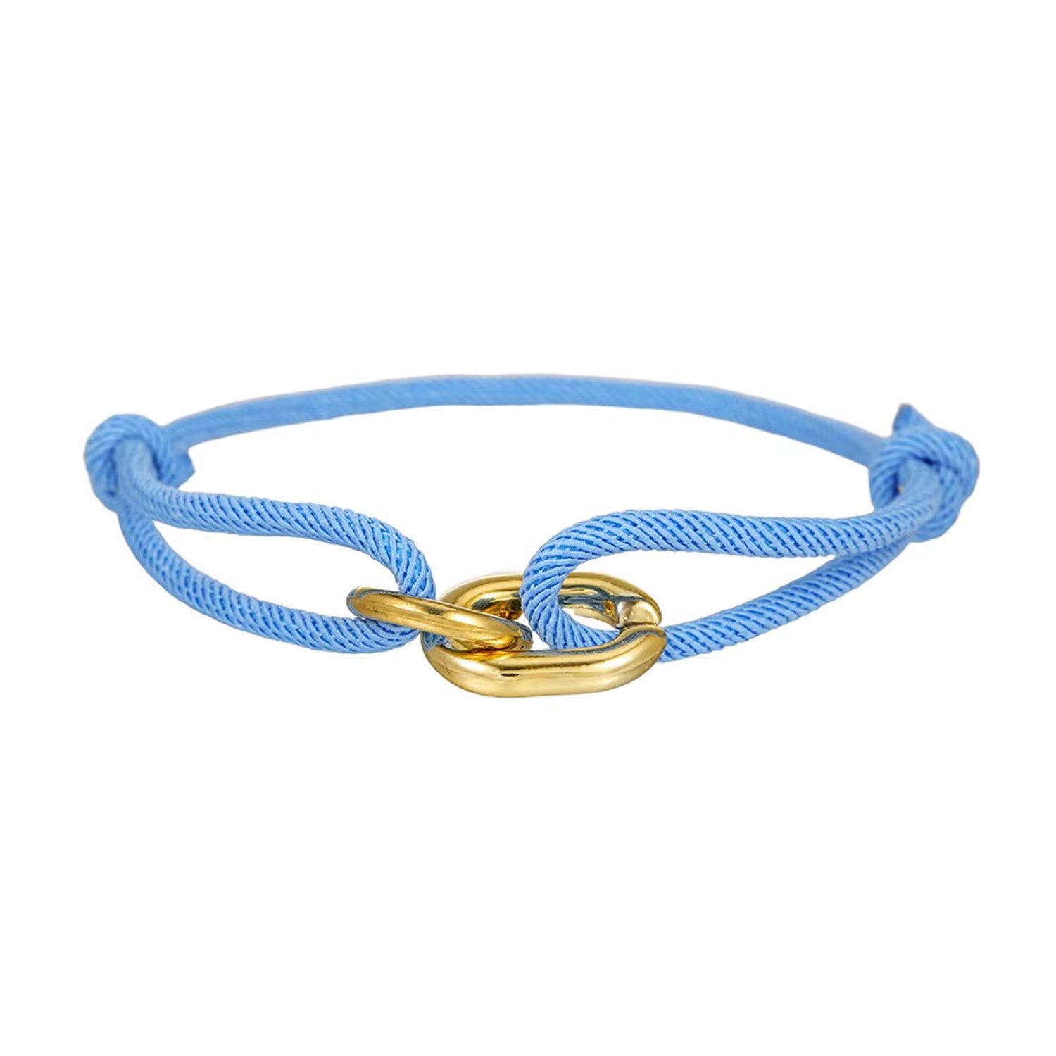 Soraro Touw Armband | Lichtblauw | Soraro Armbanden