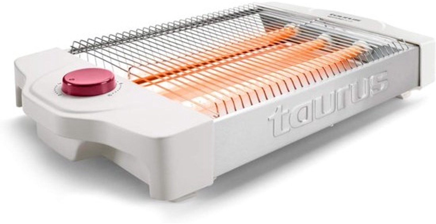 Platte broodrooster 900 W - 12 bruiningsniveaus - Automatische uitschakeling