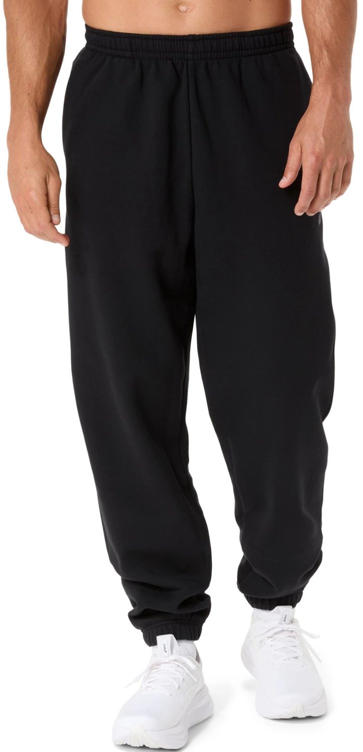 Asics Fleece Relaxed broek Zwart