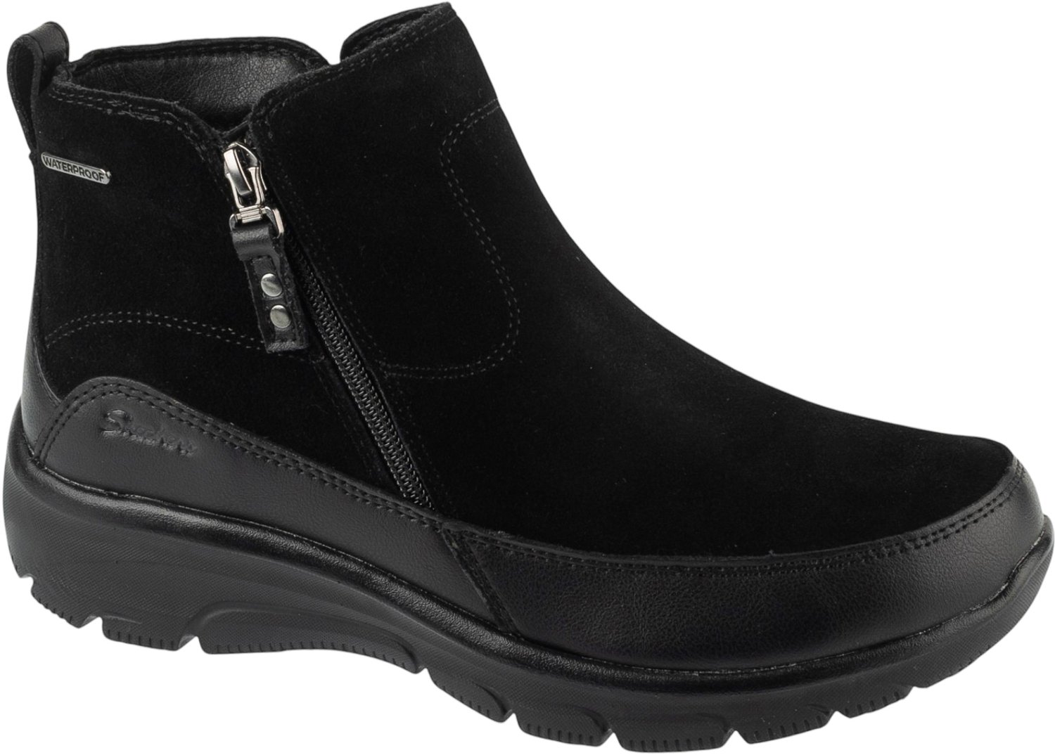 Skechers Easy Going Alpine Zip Vrouwen Laarzen Zwart