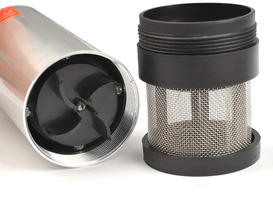 12V Dompelpomp 51mm Auto Olie Brandstof Transfer Pomp voor Water Diesel Vloeistof, RVS Voertuig Pomp met Sigarettenaansteker en Afneembare Filter Net voor Auto SUV Boot — afbeelding 4