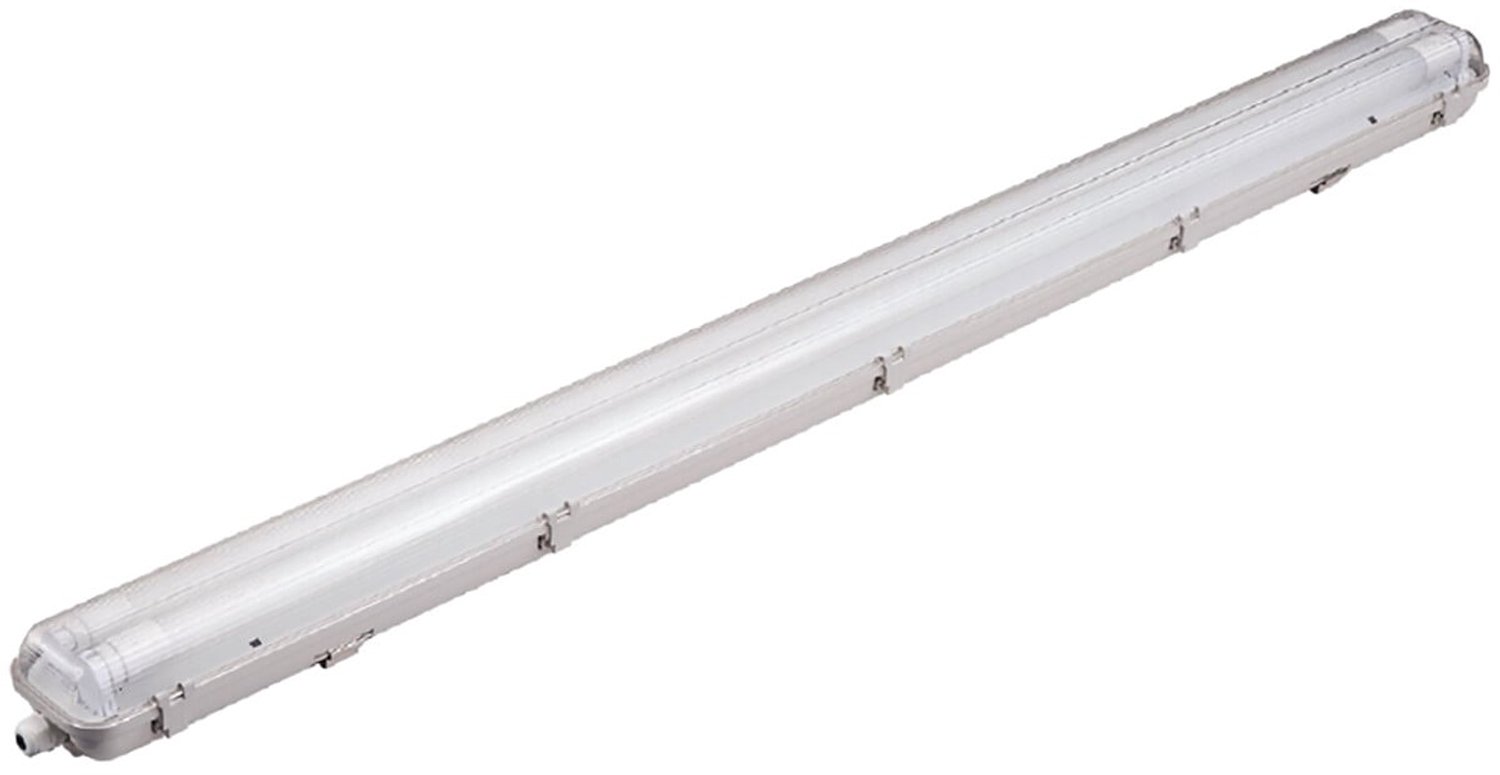 BES LED LED TL Armatuur met T8 Buizen - Pimosta - 120cm Dubbel - 36W - Natuurlijk Wit 4200K - Mat Grijs