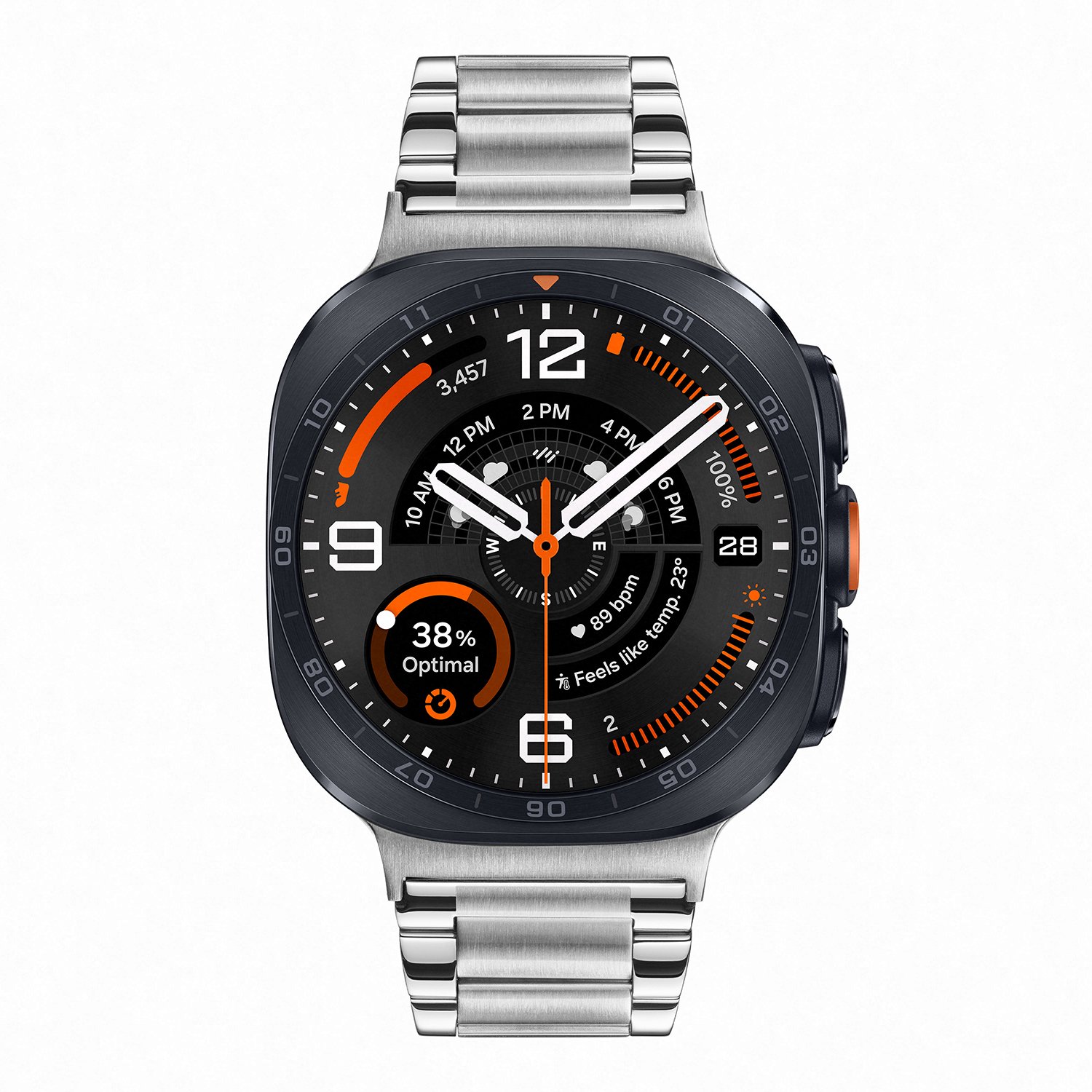 Samsung Galaxy Watch Ultra 2 Special Edition SA.L715ZUSS.LTE LTE 47 mm Zwart / Zilver
