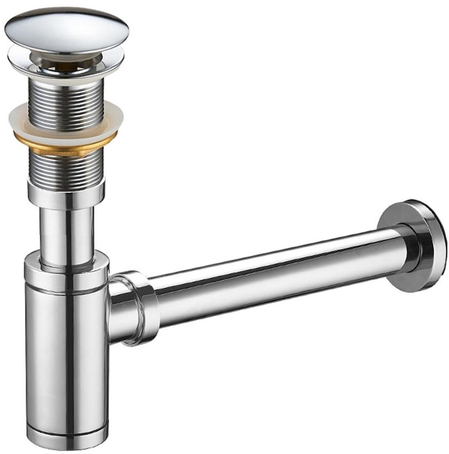 Universele Siphon met Uittrekbare Afvoer voor Wastafel