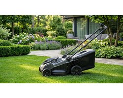 Accugrasmaaier 40V - Borstelloze Motor - 43 cm Maaibreedte - Incl. 2x 8.0Ah Accu's & Snellader - 2-in-1 Mulchmaaier & Opvangbak 50L - Tot 600 m² - Laura Homestore