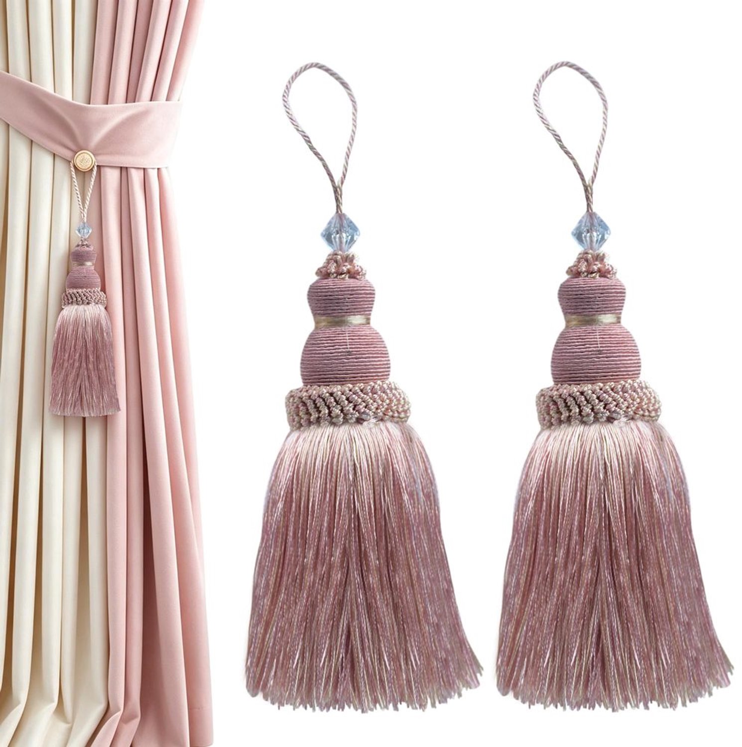 2 Stuks Elegante Gordijn Kwastjes voor Woondecoratie