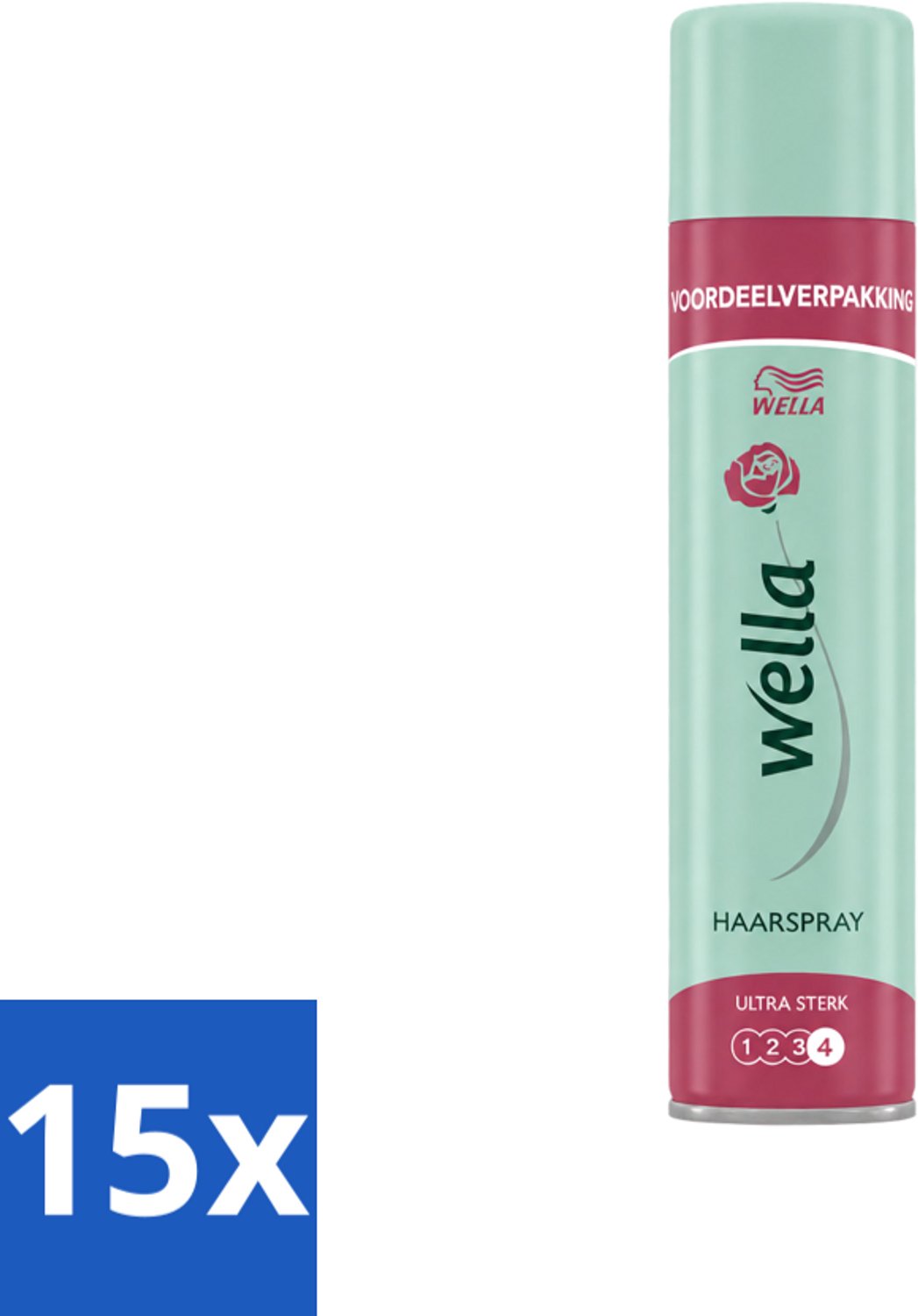 15 x Wella – Ultra Strong Hold – Haarspray – 400 ml - Voordeelverpakking - 15 stuks