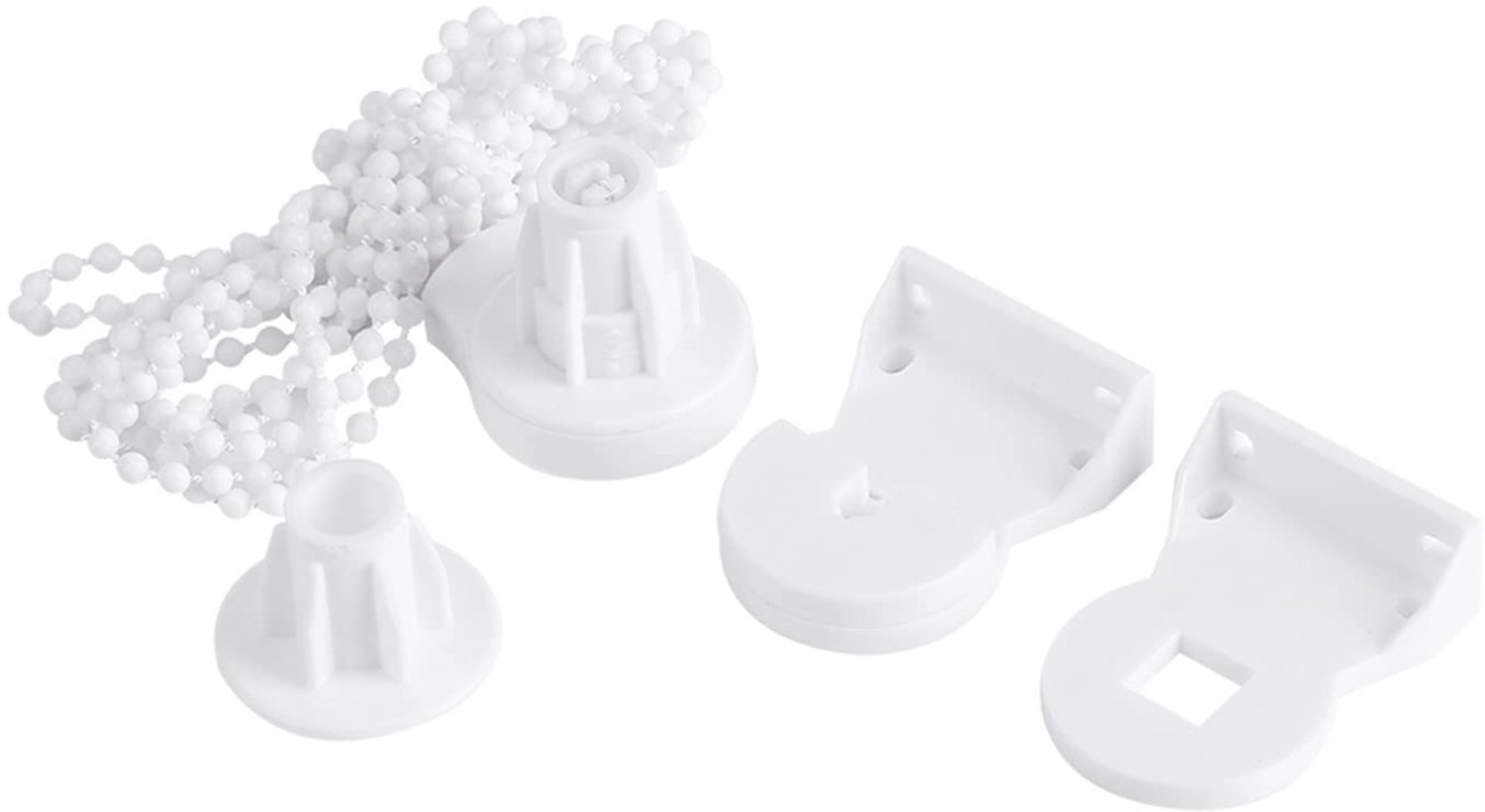 Rolgordijn Reparatieset - Kunststof Beugel - Kralenketting - Koppeling - Sterke Sterkte - Geschikt voor 25 mm Buis - Raamdecoratie