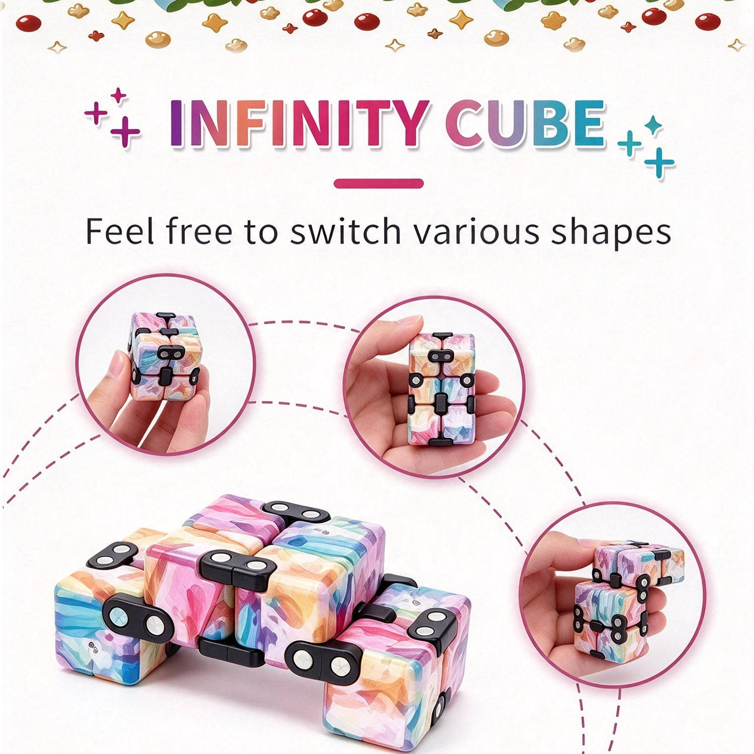 24 stuks - Adventskalender - Fidget Speelgoed Adventskalender 2026 - Adventskalender Kinderen - Verrassingsdoos - 24 dagen willekeurige verrassingen - Enkele willekeurig geselecteerde stijlen -Stressverlichtend Sensory Toy – foto 5