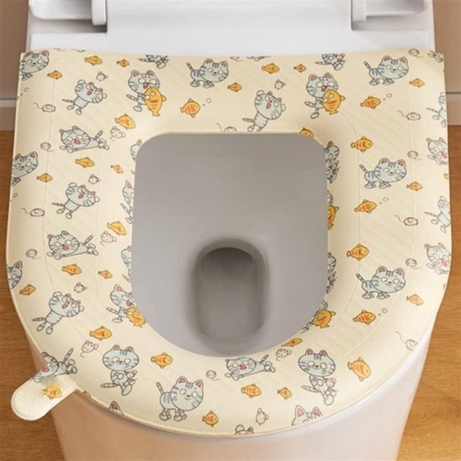 Toiletzitting - Toiletkussen - Comfort Thuis - Zacht en Wasbaar - 2.5 cm Hoog - Grijs