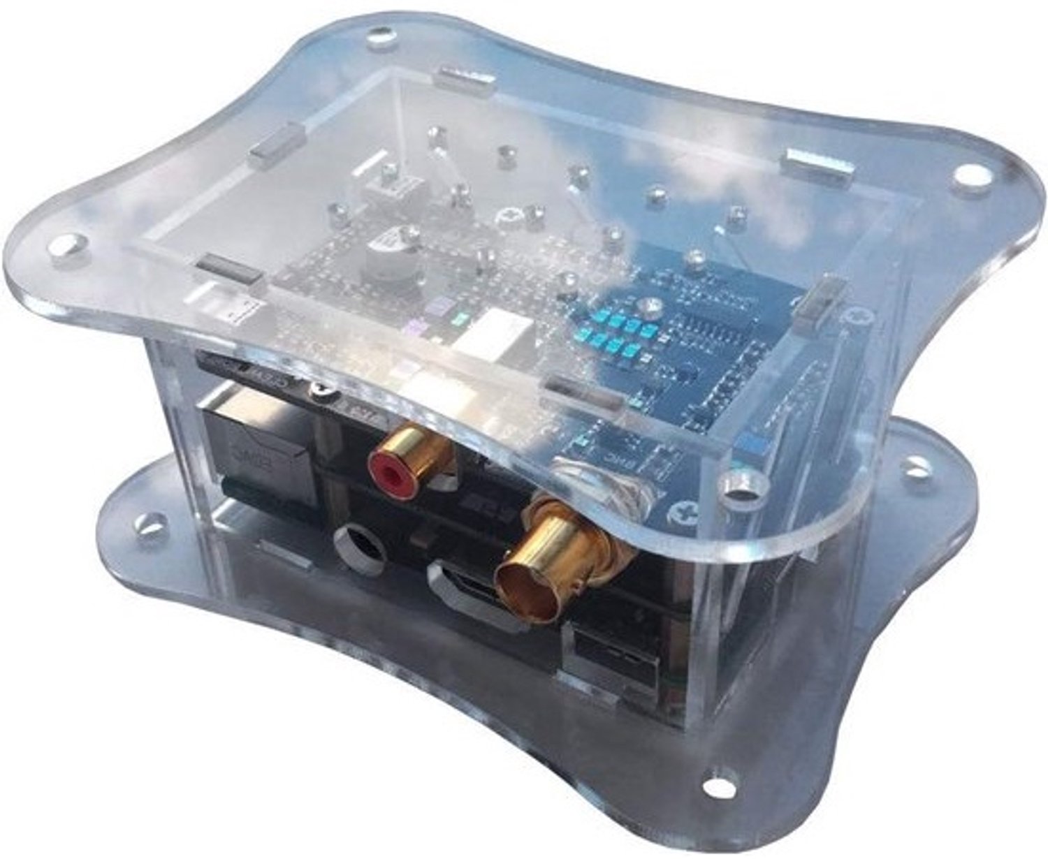 Raspberry Pi Behuizing - Pi Case DigiOne - Bescherming Componenten - Acryl Materiaal - 12.4 x 9.8 x 2 cm