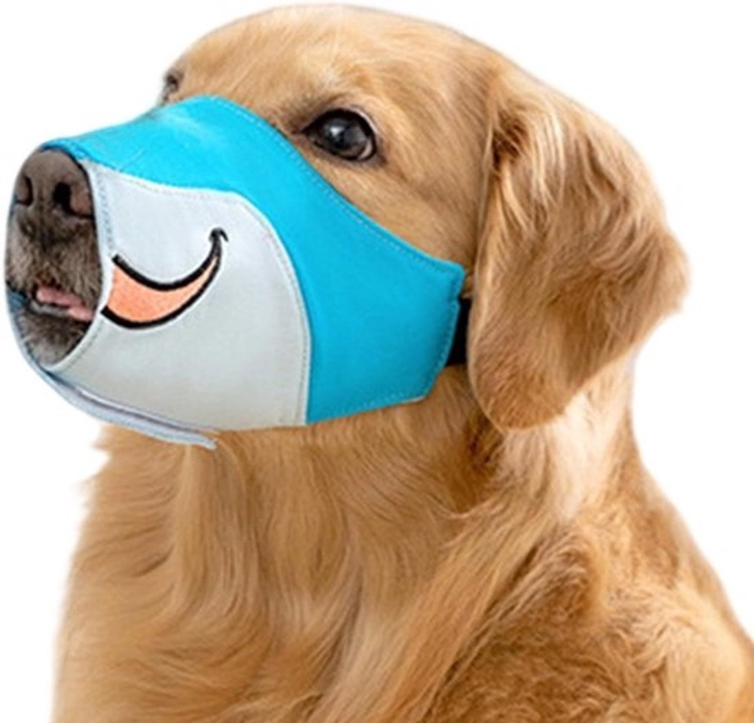 Honden Muilkorf - Ademende Mondbeschermer - Buitenactiviteiten - Gemakkelijk drinken - Maat S - Blauw