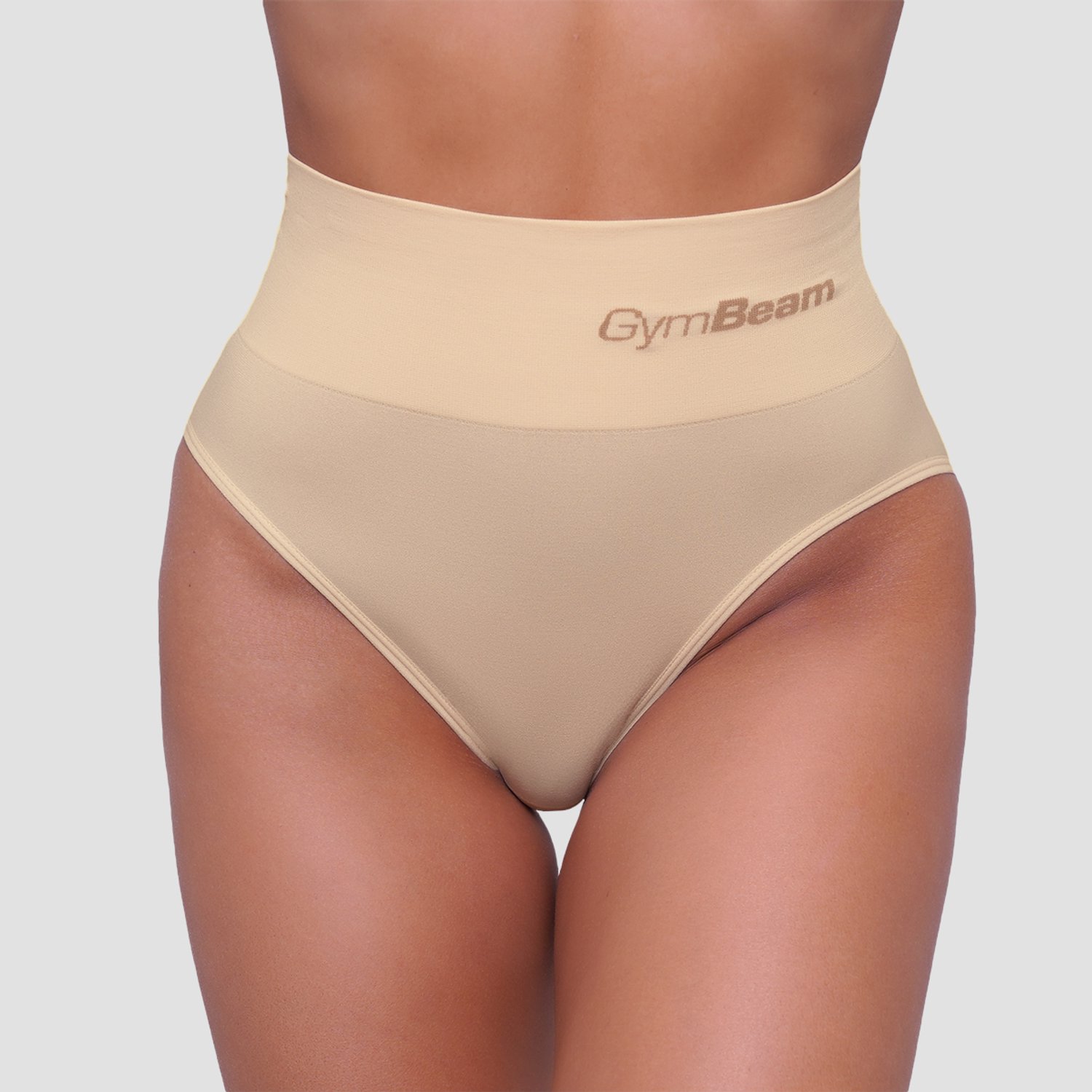 GymBeam Highrise Slip 2Pack Nude M