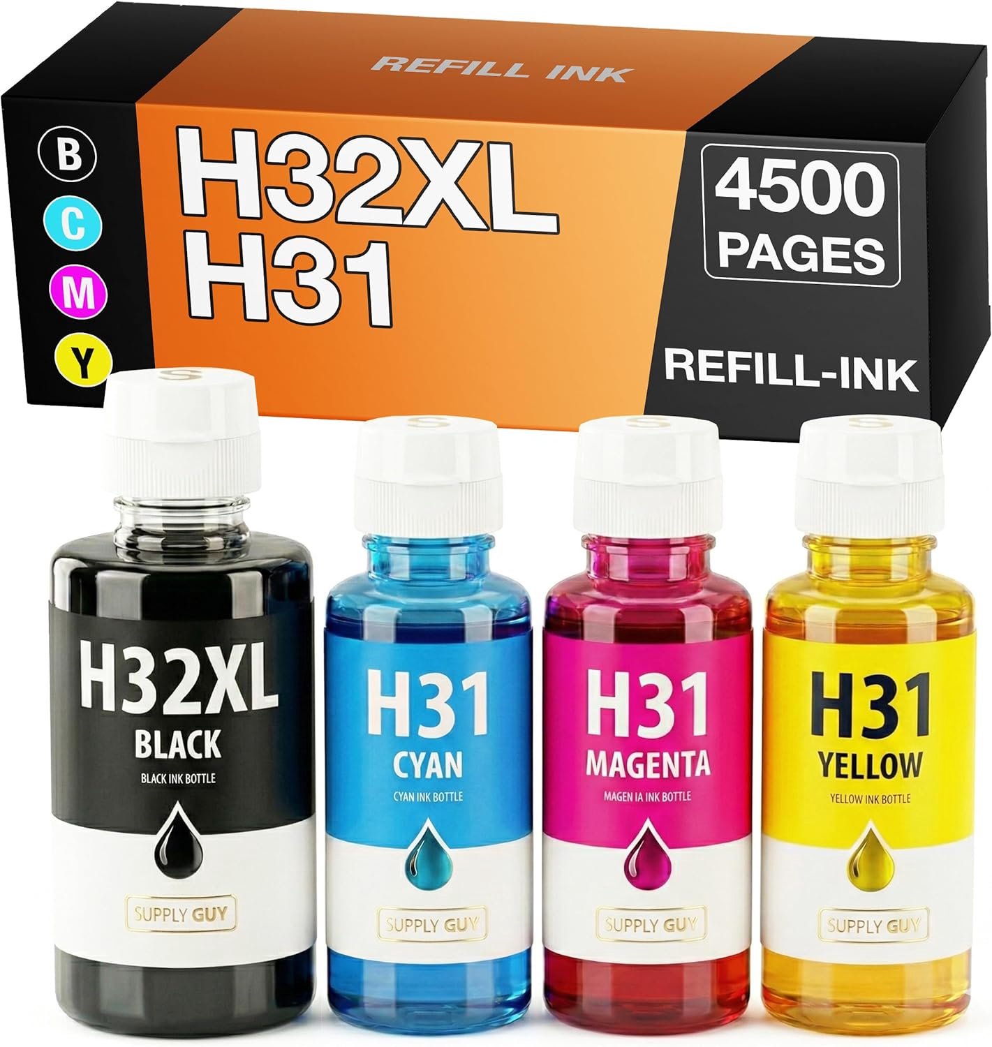 Inktcartridge HP 32XL / 31 - Compatibel - Hoge capaciteit - Voor scherpe afdrukken - ShopVlot