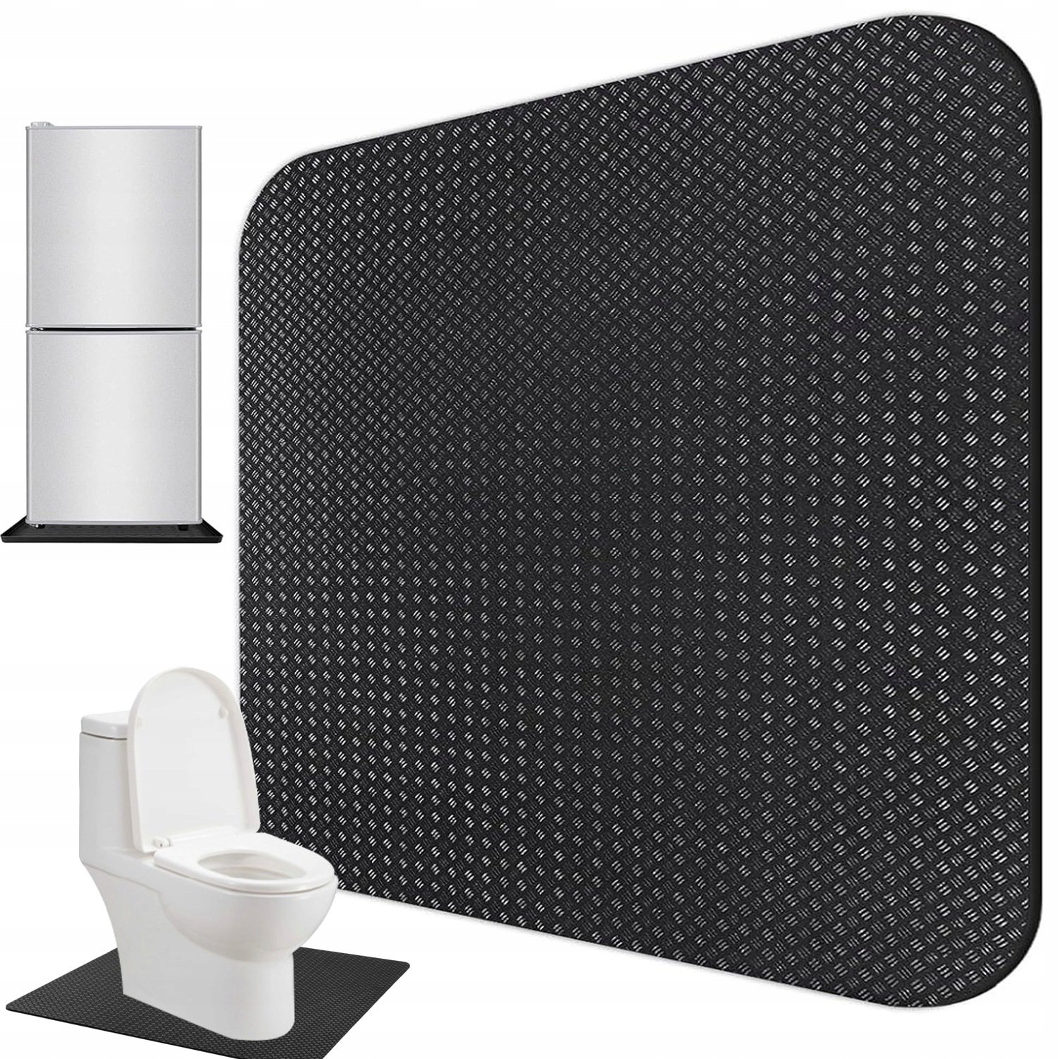 Merkloze Antivibratiemat voor Wasmachine, Droger - 60x60cm